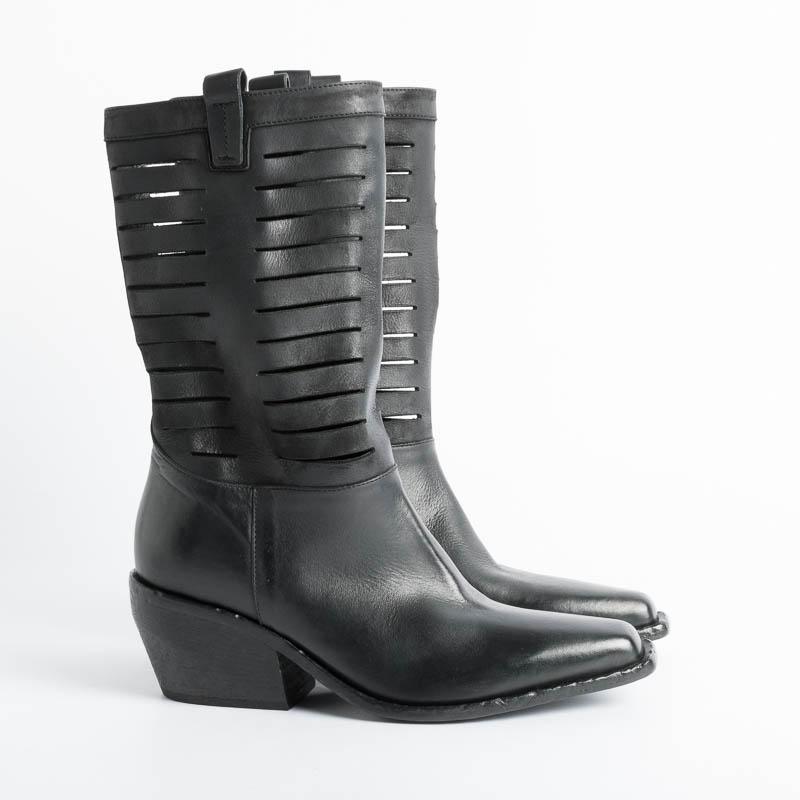 ELENA IACHI - Texano E2882 - Boston Nero Scarpe Donna Elena Iachi 