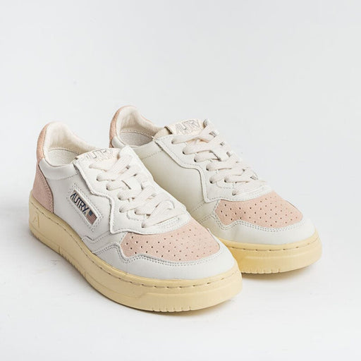 AUTRY - AULW SL03 - LOW WOM SUEDE LEAT - Bianco Rosa Scarpe Donna AUTRY - Collezione donna 