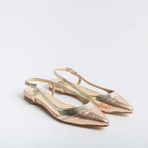 L' ARIANNA - Sling Back - CH2006 - Laminated snake Cocò Women's Shoes L'Arianna