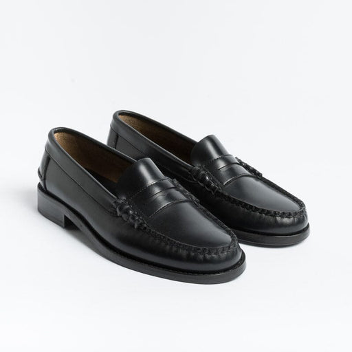 GIL'S - Loafer - Black Leather Women's Shoes GIL'S - Women's Collection