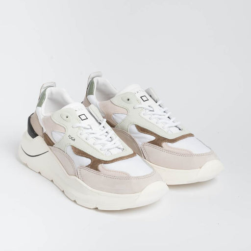 DATE - Sneakers - Fuga - White Nylon Women's Shoes DATE - Women's Collection