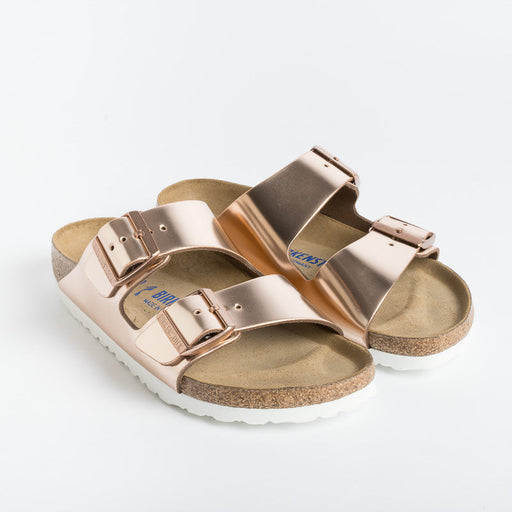 BIRKENSTOCK - 952093 - Arizona BS - Metal Copper Women's Shoes BIRKENSTOCK