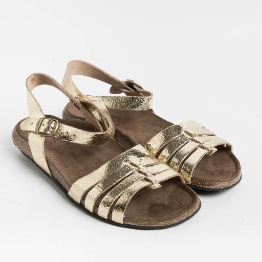 BOSABO - Flat sandals - 478 - Old Metal Gold Women's Shoes BOSABO