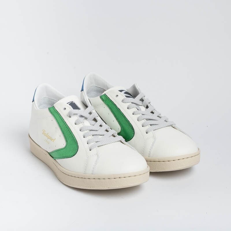 VALSPORT - Sneakers Tournament - VT2210W - White green bluette Shoes Woman VALSPORT 1920