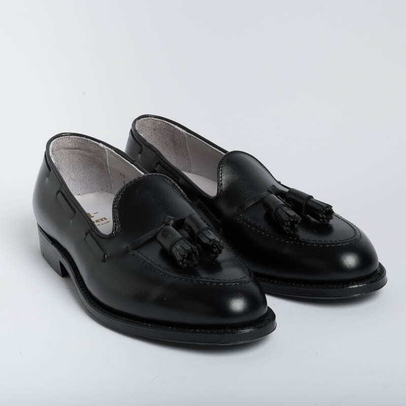 ALDEN - 660 Tassel Moccasin - Black Calf Men's Shoes Alden
