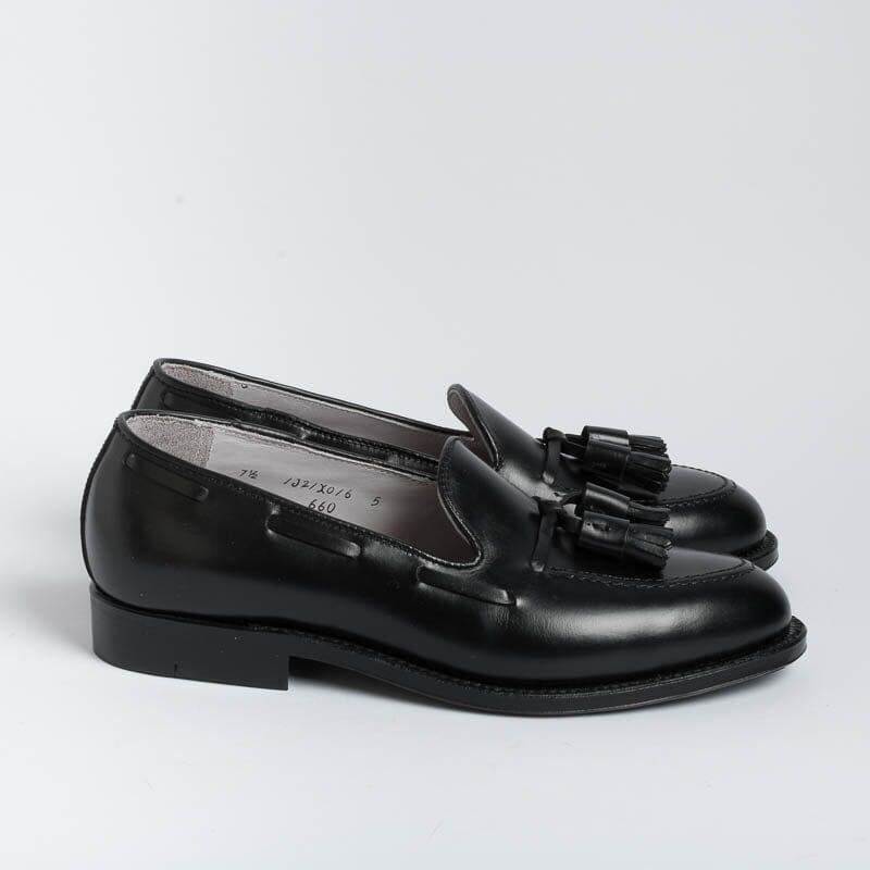 ALDEN - 660 Tassel Moccasin - Black Calf Men's Shoes Alden