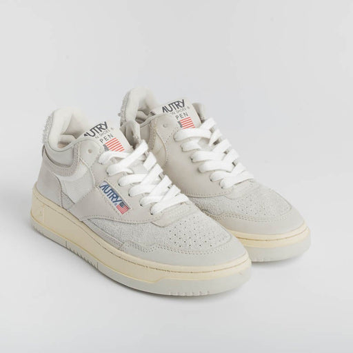 AUTRY AOMW CE03- MID WOM OPEN - Bianco Grigio Scarpe Donna AUTRY - Collezione donna 