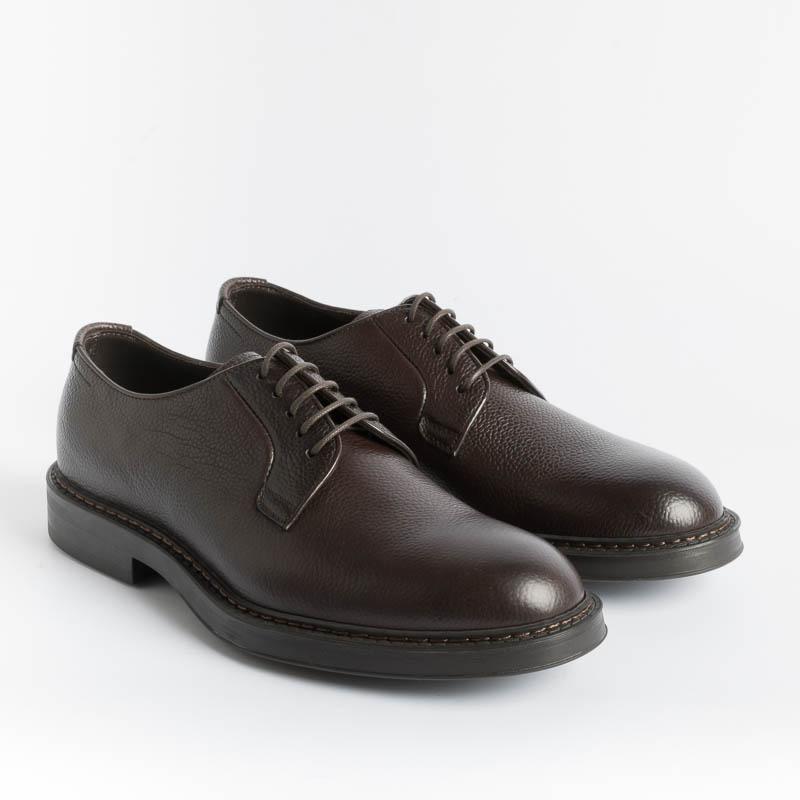 HENDERSON - Derby - 80200 - Dark Brown Shoes Man HENDERSON