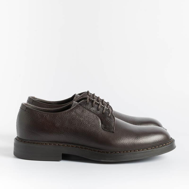 HENDERSON - Derby - 80200 - Dark Brown Shoes Man HENDERSON