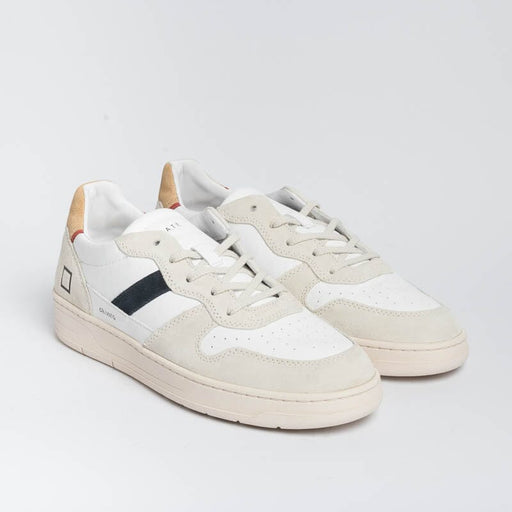 DATE - Sneakers - Court 2.0 - C2VCHB - White Beige Man Shoes DATE - Man Collection
