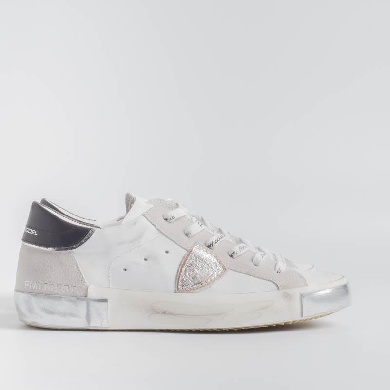 PHILIPPE MODEL - PRLD MA02 - ParisX - Bianco Nero Scarpe Donna Philippe Model Paris 