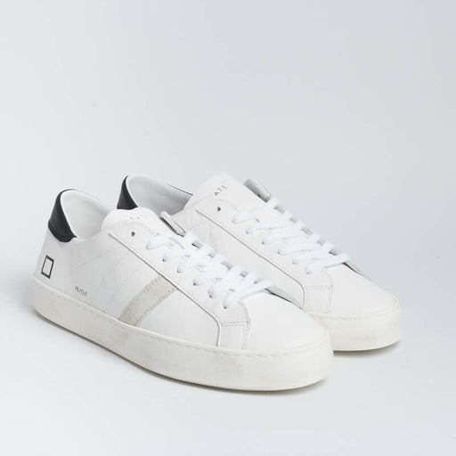 DATE - Sneakers - Hill Low - HLCAWB - White Black Man Shoes DATE - Man Collection