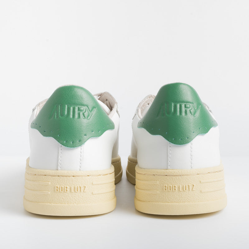 AUTRY BLLM TC02 - LOW MAN TC / BOB - White / Green Men's Shoes AUTRY - Men's collection