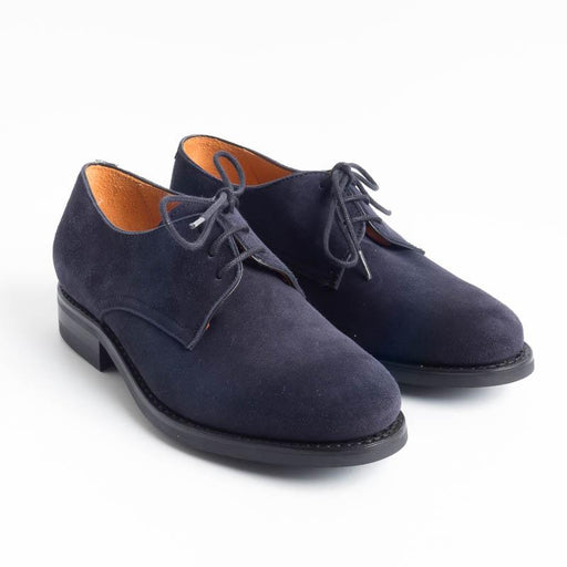 BERWICK 1707 - Smooth derby - Blue suede Shoes Woman BERWICK 1707 - Woman Collection