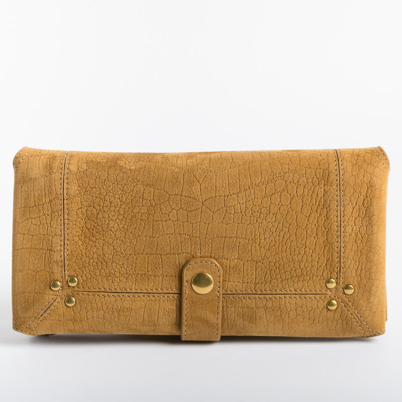 JEROME DREYFUSS - Mobile phone wallet - Suede Cocco Leather Women's Accessories Jerome Dreyfuss