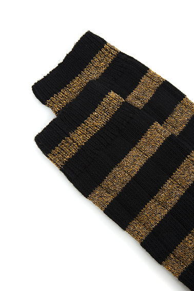 ANT - Dublin Socks_ K02- Black Gold Women's Accessories HAT 1948