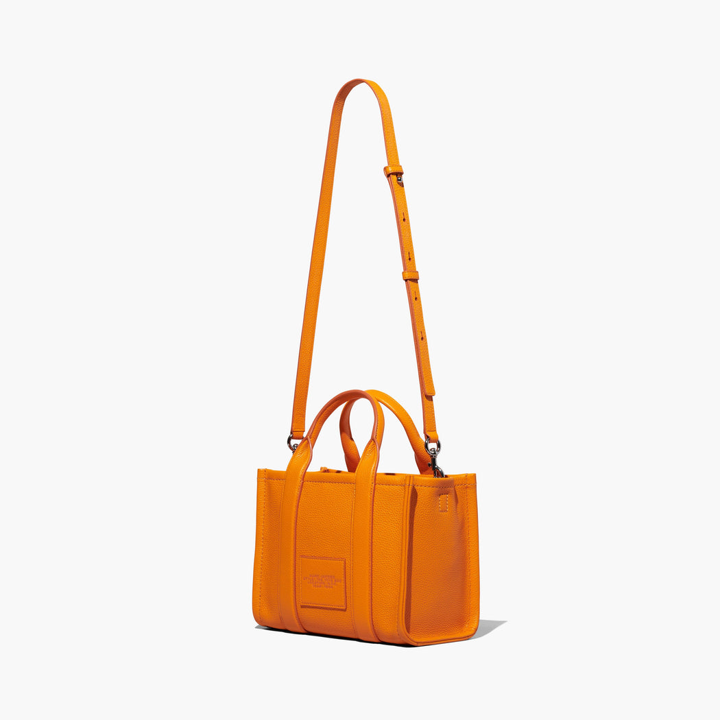 MARC JACOBS - H004L01PF21_841 - The Leather Mini Tote Bag - Scorched Orange Marc Jacobs Bags