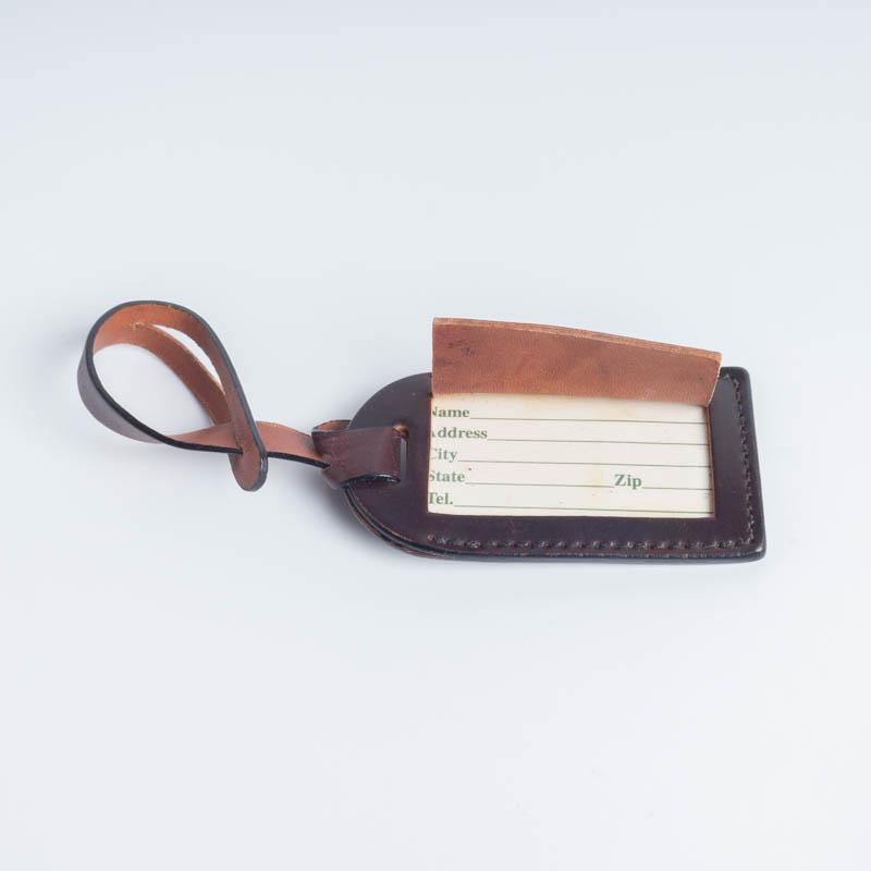 ALDEN - Briefcase Tag - Burgundy Alden Men's Accessories