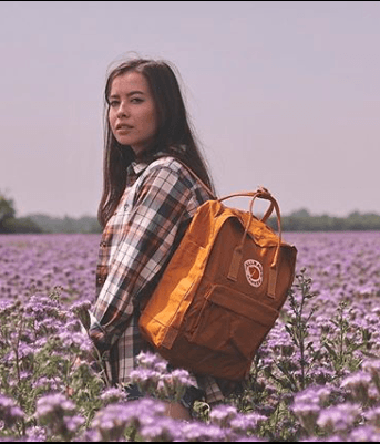 FJÄLLRÄVEN Kånken 160 Ochre Zaino Fjallraven 