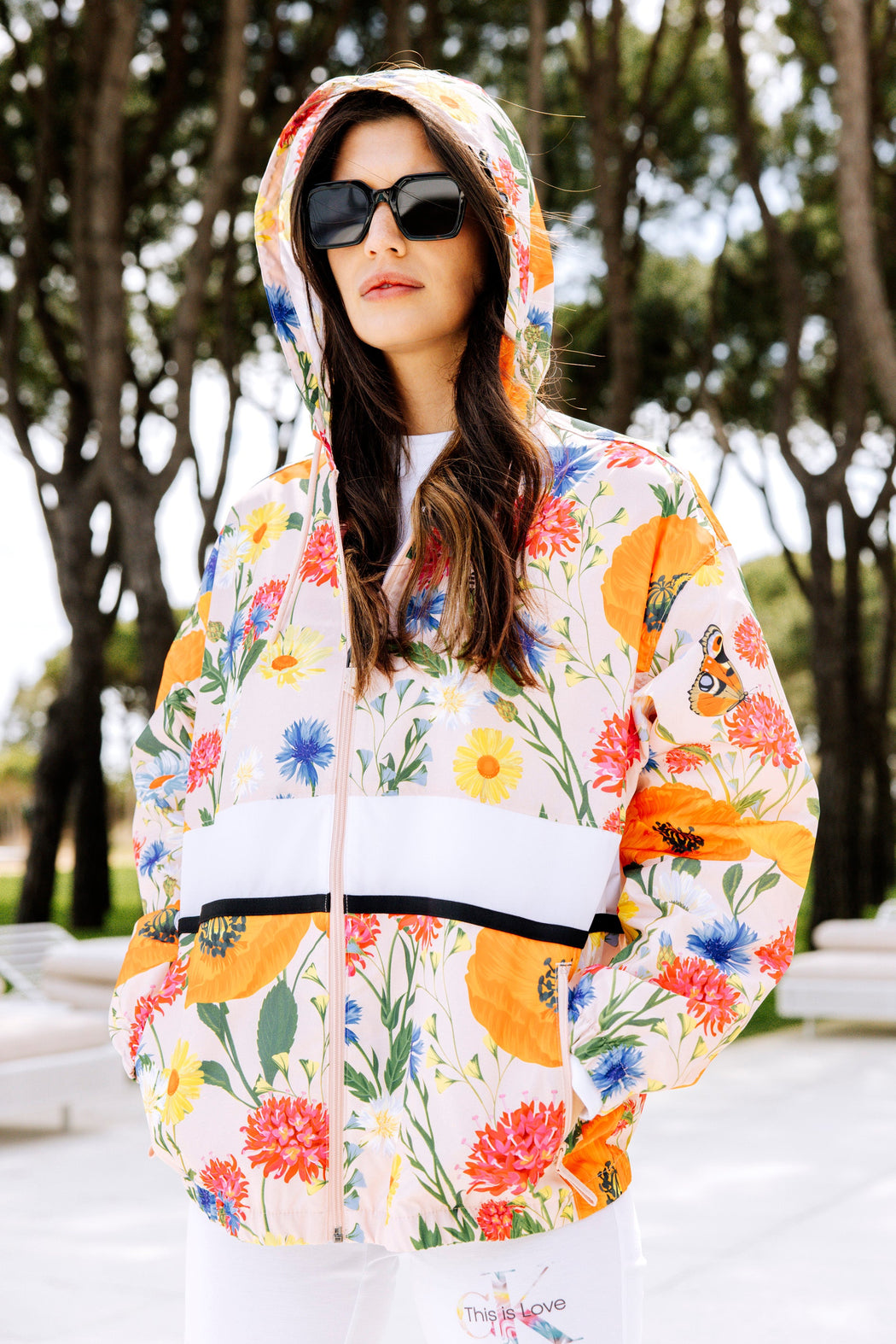 New balance ultra hooded jacket top