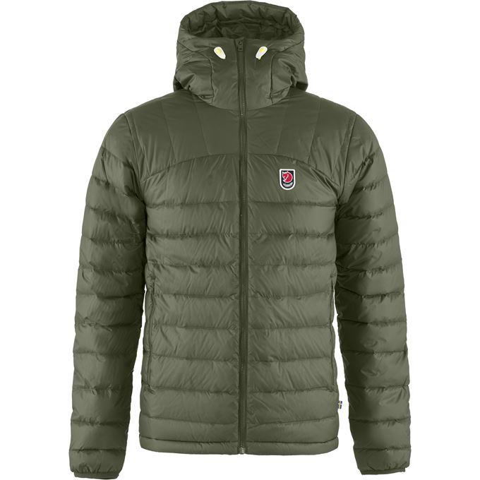 FJALLRAVEN - Expedition Pack Down Hoodie - 86121 - Green Men's Accessories FJALLRAVEN - Clothing